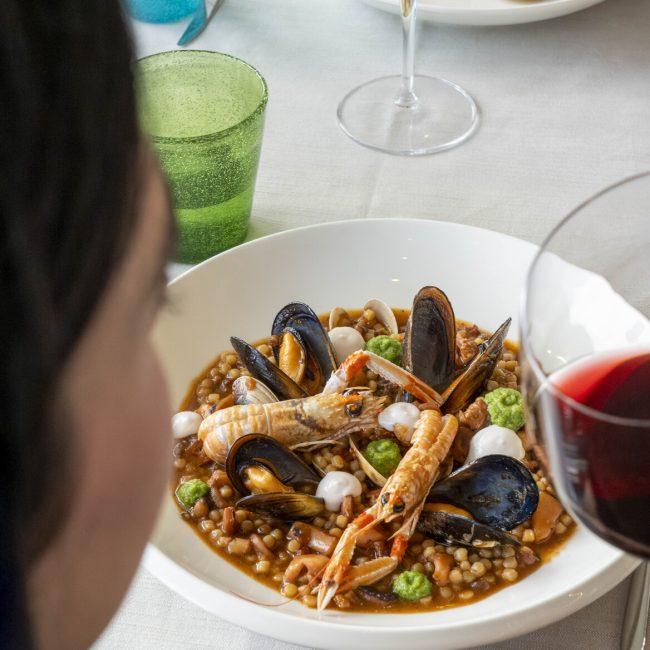 fregula sarda ristorante vista mare alghero