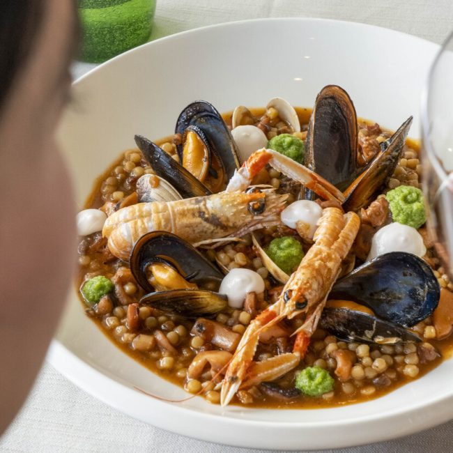 fregula sarda ristorante vista mare alghero