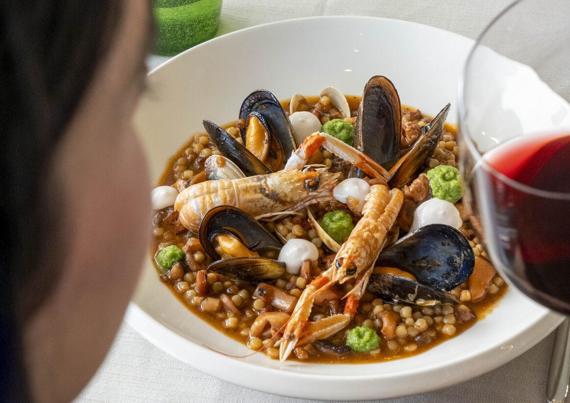 fregula sarda ristorante vista mare alghero