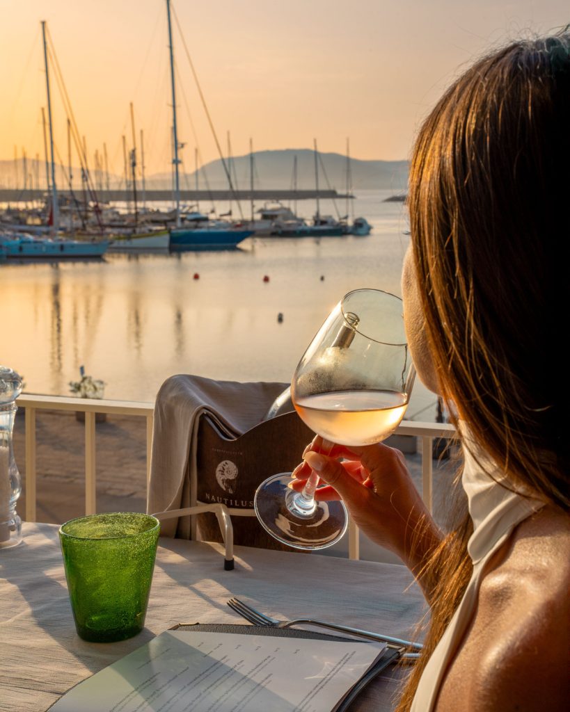 aperitivo vista mare alghero