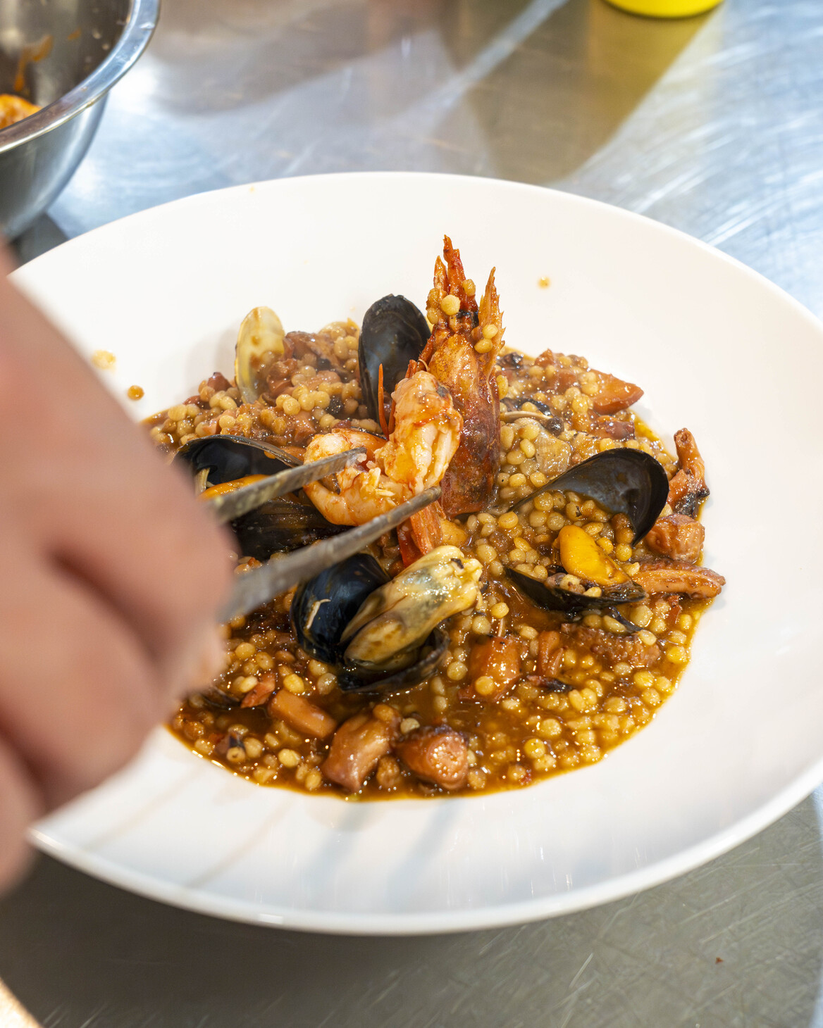 Fregola ai frutti di mare al Nautilus